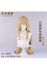 1/3 Delusion Genshin Impact Fontaine Navia Blonde Cosplay Wig